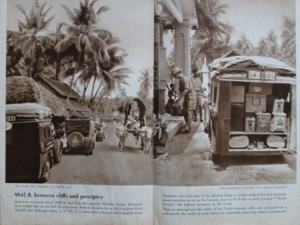 DKW 20 HP Modelprogram 1937 "With three DKW through India" Carbrochure (7726)